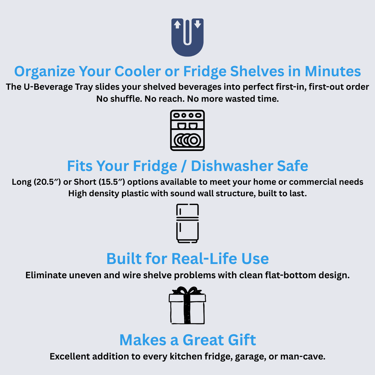 U-Beverage Tray™ Bottles/Can